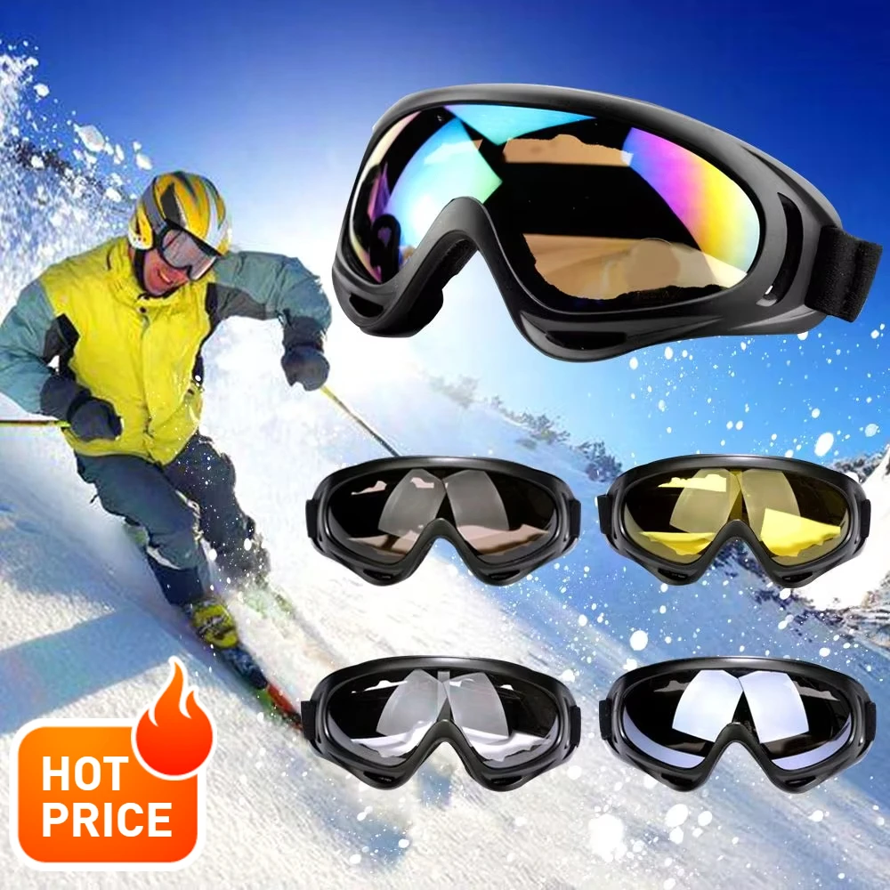 1 Pack Winter Ski Goggles Windproof Glasses Outdoor Snowboarding Sports Glasses Sunglasses Ski Mask Snowboarding Snow Goggles