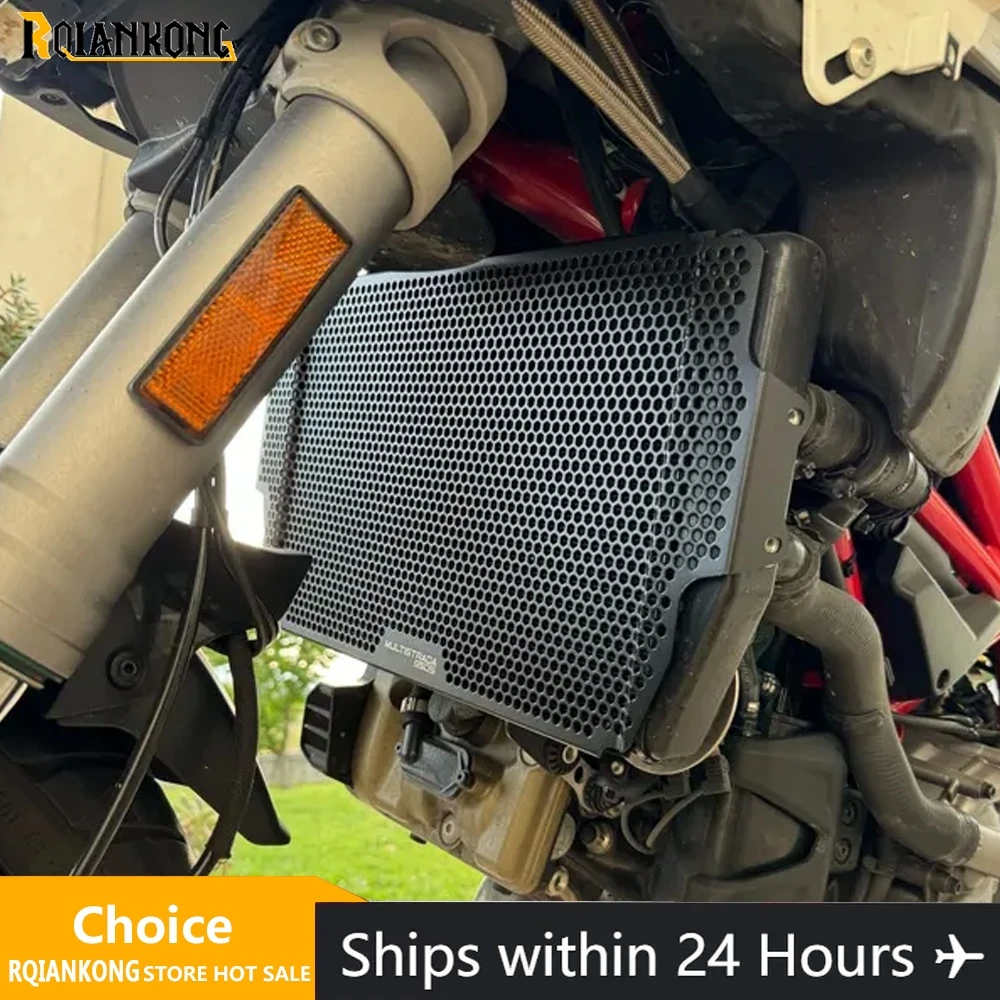 

For Ducati Multistrada MTS 950 1200 1260 S 1200S Pikes Peak Motorcycle Radiator Grille Guard Cover Oil Cooler Guard Protection