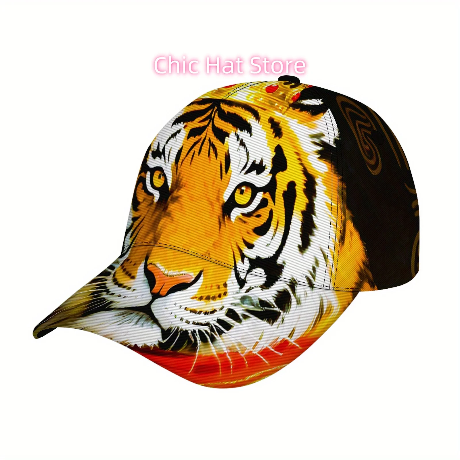 Fashion Must - Have: Trendy & Cool Tiger - Printed Cap