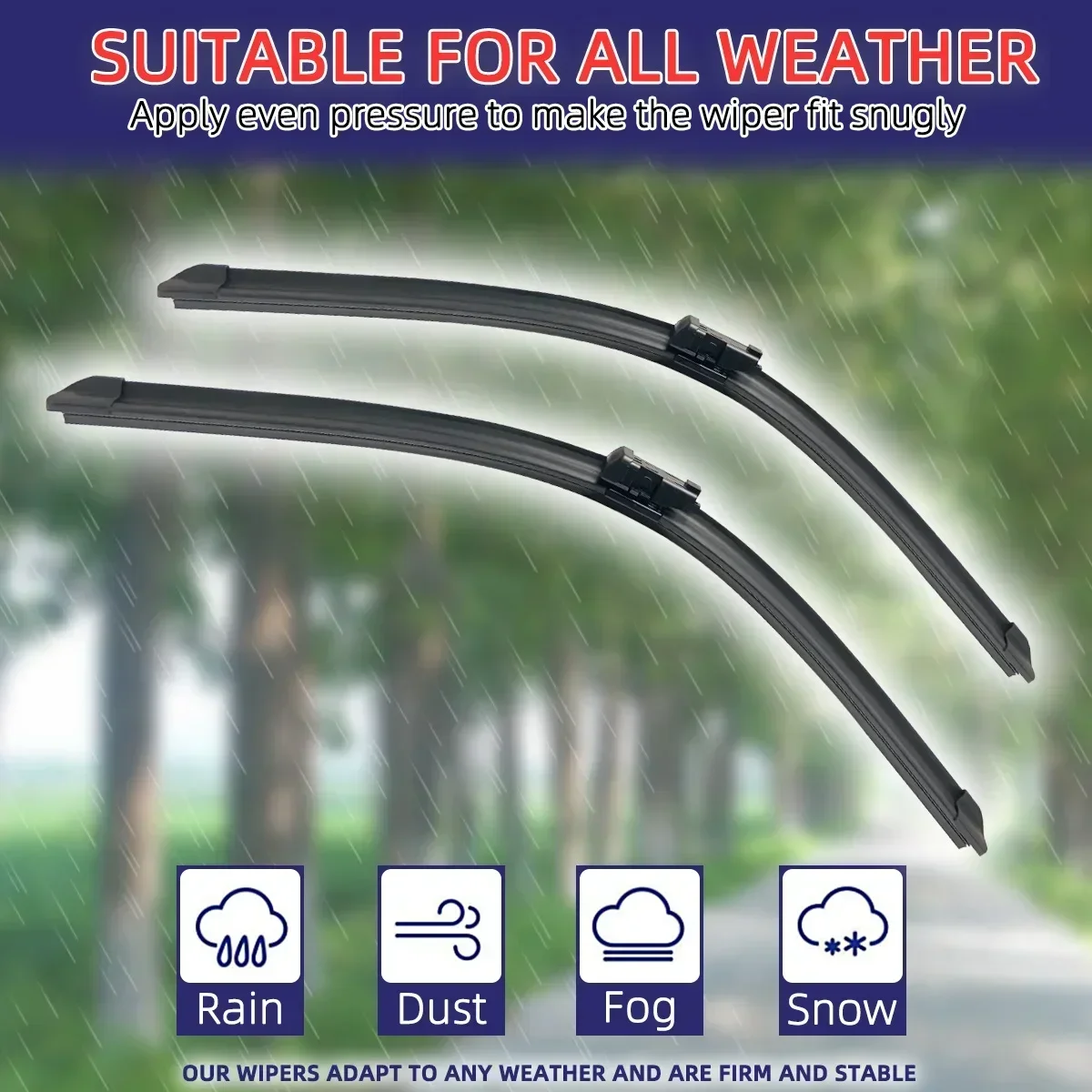 Für Seat Ibiza 6L Cordoba Frontscheibe Wischer Allgemeine Auto Multifunktionale Doppel Gummi Teile Auto Zubehör 2020 2017