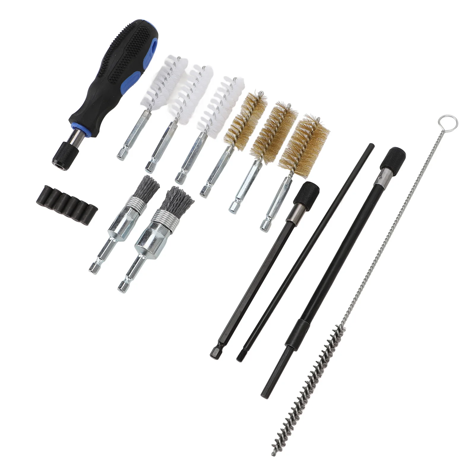 Diesel Injector Seat Bore Cleaning Brush Engine Injectors Cleaner Kit Rust Resistant Universal Fit High Hardness for Vehicle