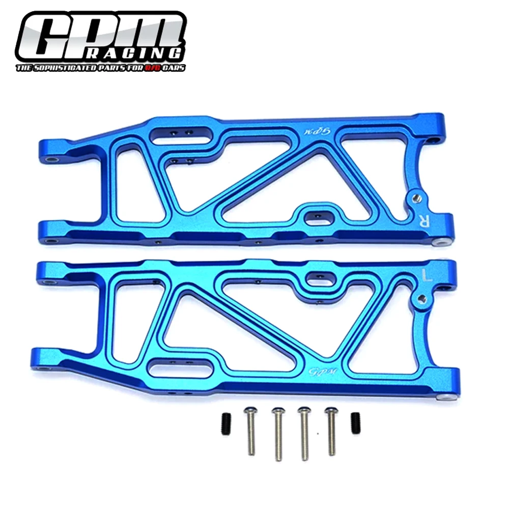 GPM for ARRMA 1/7 Fireteam Big Rock 1/8 Kraton Notorious Outcast Talion 6S Metal Rear Lower Suspension Arms ARA330654 AR330249