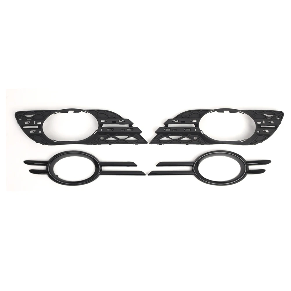 For Mercedes-Benz E-Class Bumper Fog Lamp Fog Light Grill Black Silver Wear-resistant Feature Practical And Reliable