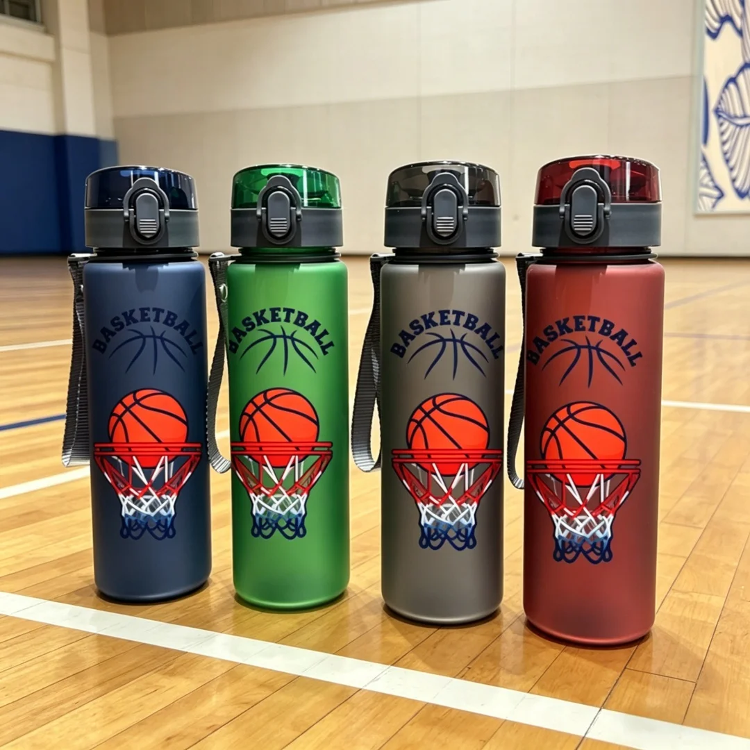 

Бутылка для воды с 3D-принтом в виде баскетбольного мяча, прочная, многоразовая, модная, милая, устойчивая к выцветанию, легкая, оригинальная.
