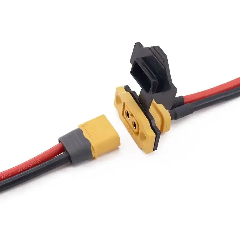 XT60E-F Model Airplane Battery Gold-plated 30A High Current Female Plug Mountable XT60 Connector