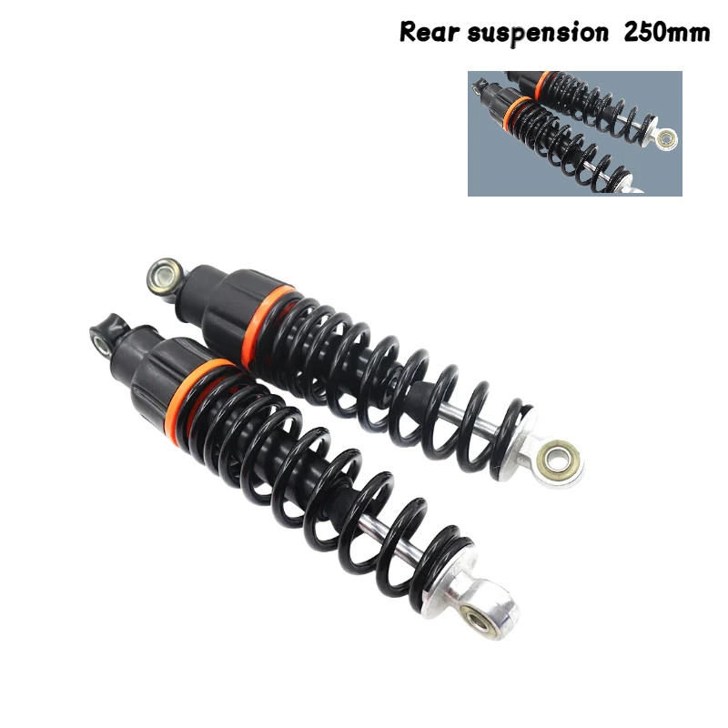 

Universal 250mm motorcycle air shock absorber rear suspension, suitable for electric scooter ATV and off-road motorcycle