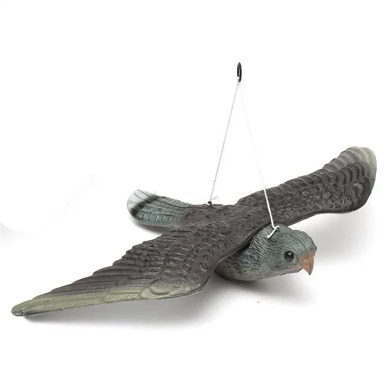 1pc Realistic Flying Bird Hawk Pigeon Decoy Pest Control Garden Scarer Scarecrow