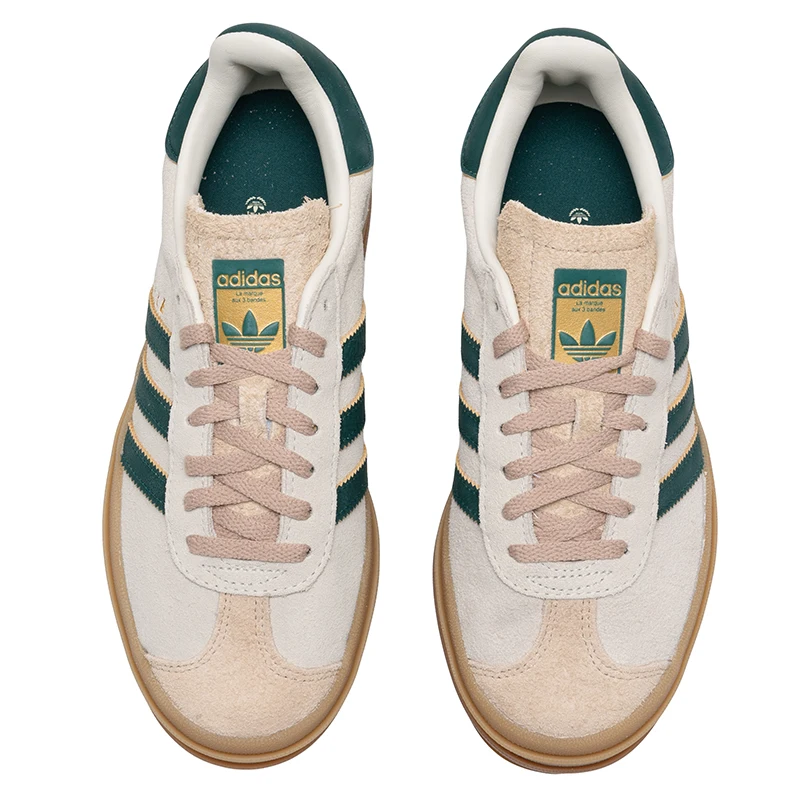 أديداس أوريجينالز غزال بولد المرأة T-الرأس أحذية سميكة سوليد منخفضة أعلى أحذية رياضية خفيفة الوزن ريترو حذاء كاجوال Id7056