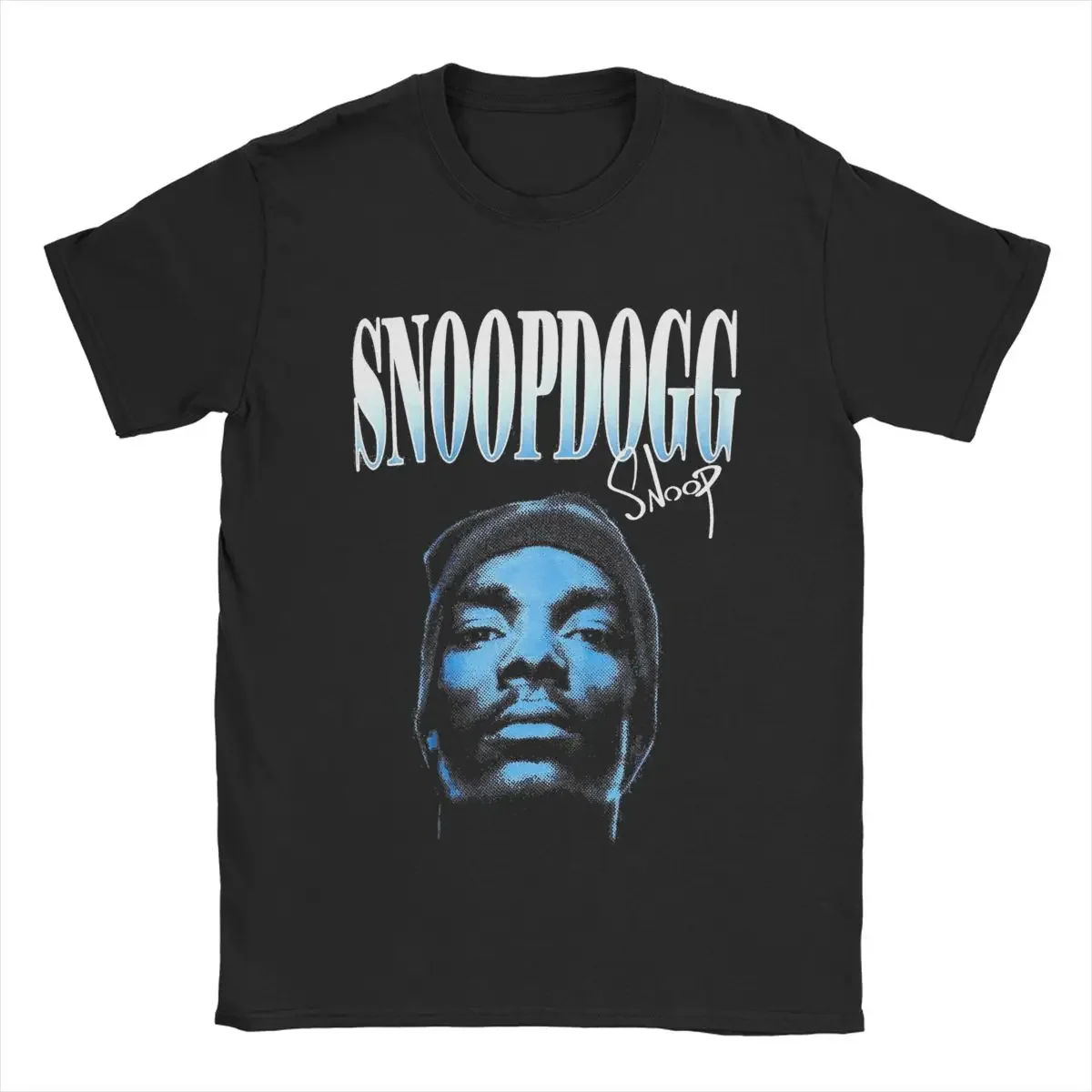 Men's Snoop Dogg Old Skool Rapper T Shirts Cotton Tops Novelty Short Sleeve Crewneck Tee Shirt Gift Idea T-Shirts