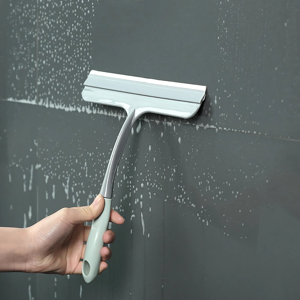 

Multi-purpose window cleaner bathroom mirror floor wiper household single-sided glassware can be hung with cleaning scraper.