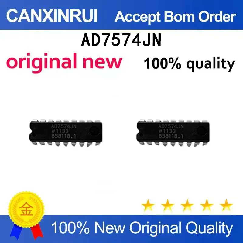 (5pcs-100pcs）Brand new original AD7574JN AD7574 DIP18 analog-to-digital converter chip IC in stock
