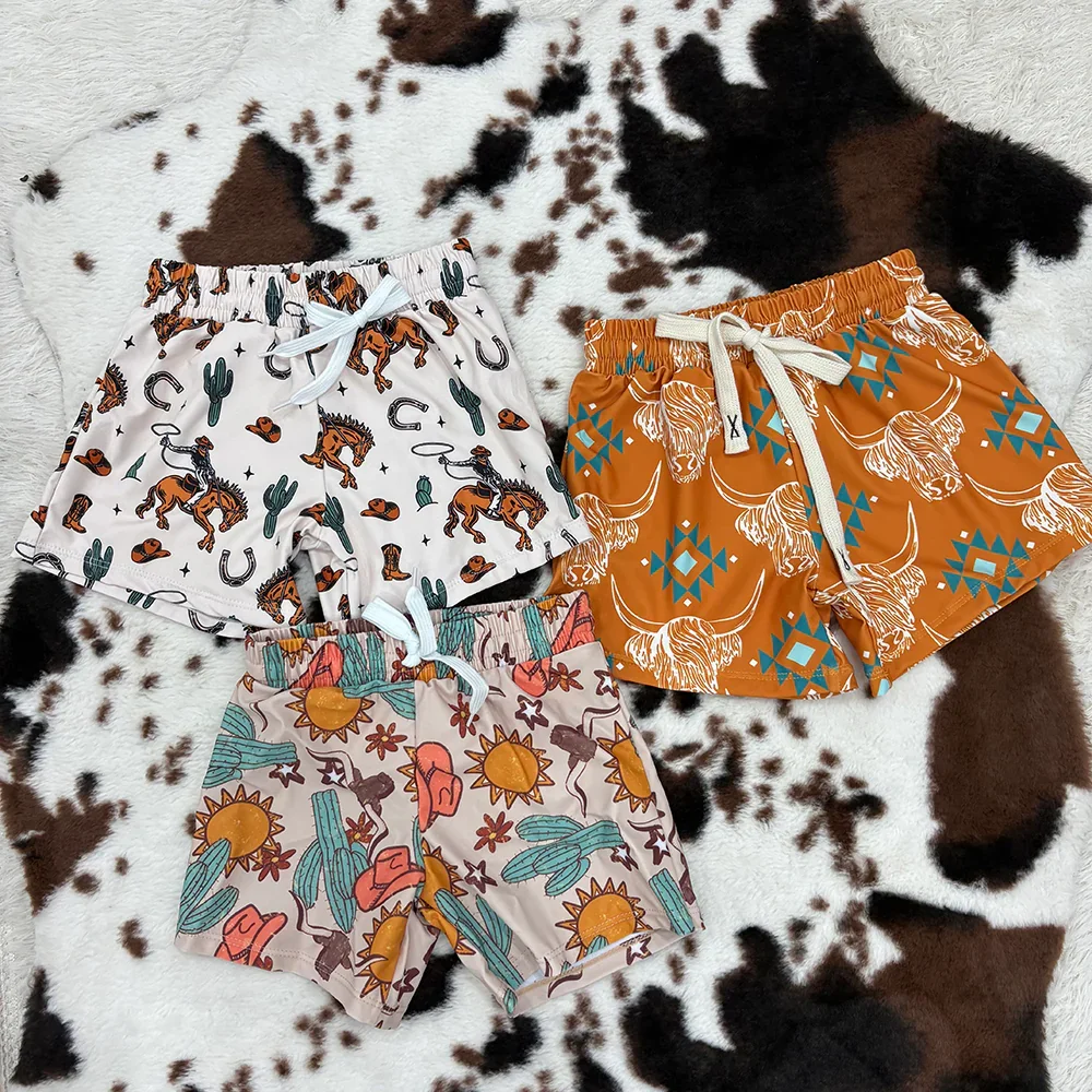 

S0130 Wholesale Summer boys clothes Swimming shorts casual shorts baby boy clothes swimming shorts Boutique Swim shorts clothes