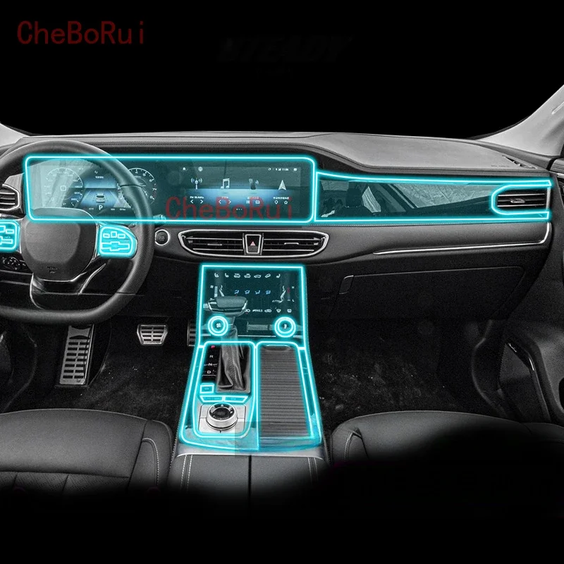 Прозрачная центральная консоль для автомобиля Jetour X90 2020-2022 2023, аксессуары для ремонта от царапин