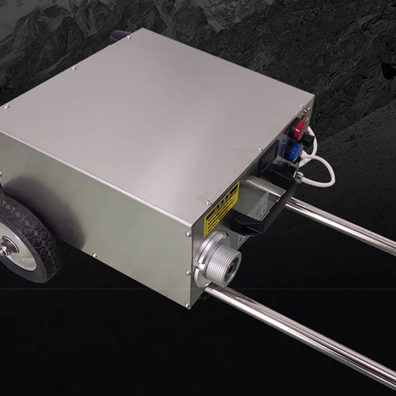 Central Air-conditioning Cleaning Cannon Machine Condenser Pipeline Dredging Stainless Steel Cart