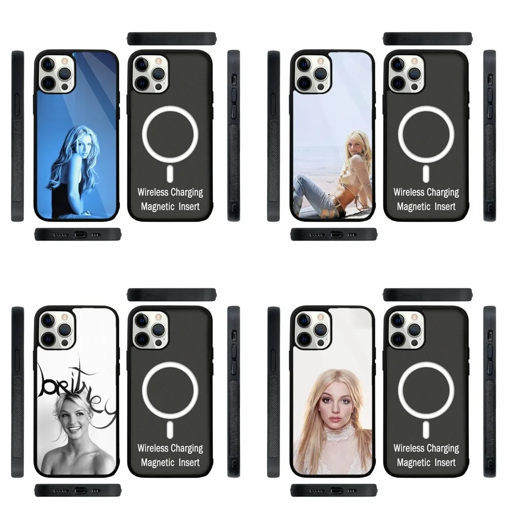 Singer B-Britney Spears  Phone Case Strong Magnetic For IPhone 16,15,14,13,Pro,Max,Plus,11,12,Mini For Magsafe Wireless Charging