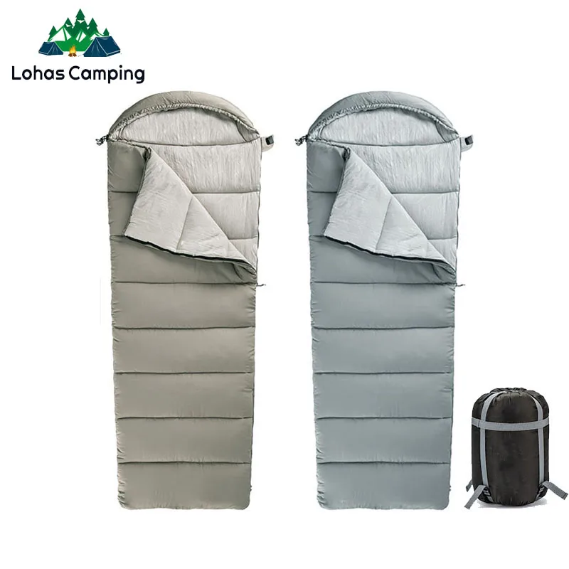 

Lohascamping Machine washable Sleeping Bag Envelope Type Ultralight 3 Season for Outdoor Traveling Hiking Camping Sleeping Bags