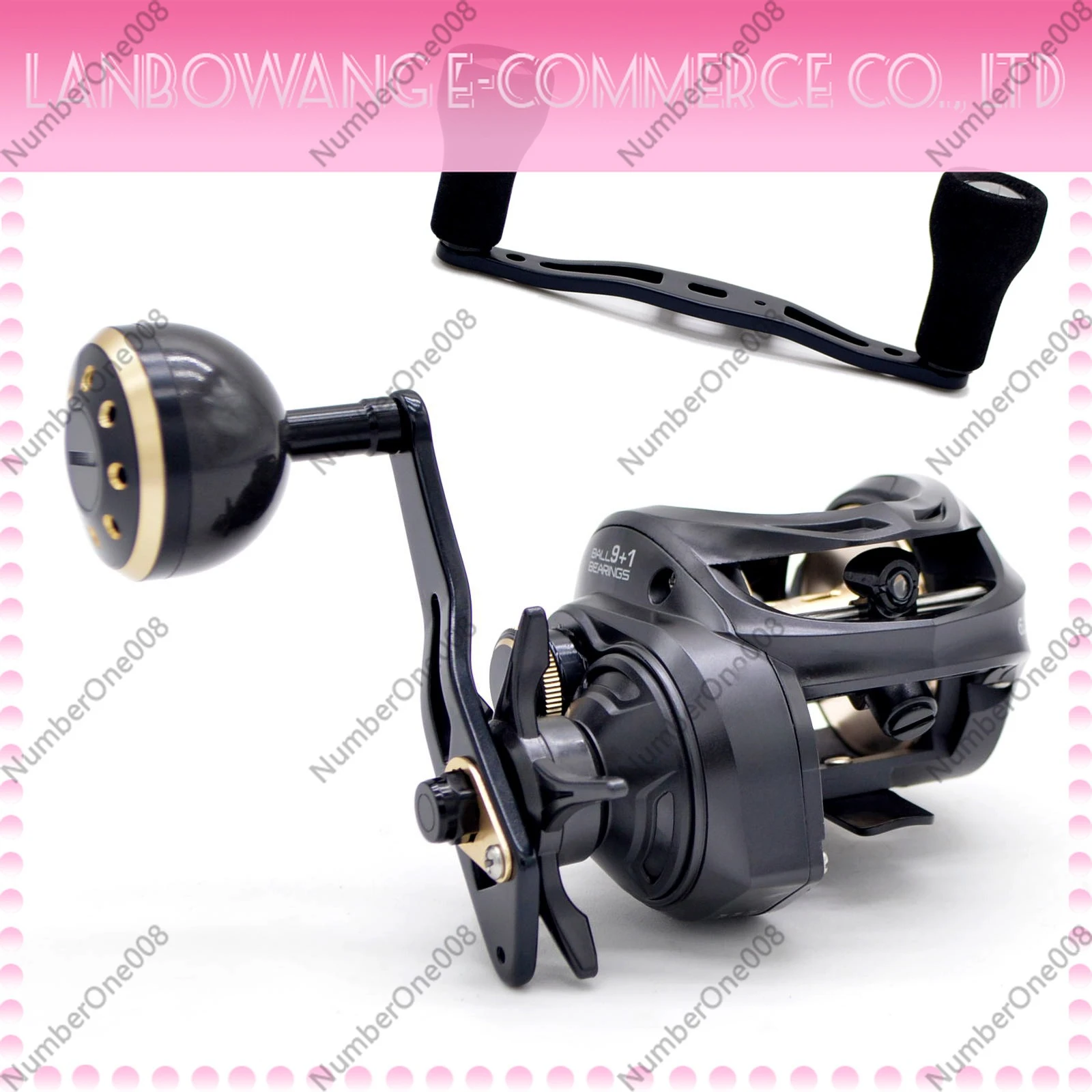 Wide Deep Spool Sea Fishing Baitcasting Reel Metal Boat Slow Jigging Wheel Luya Black Fishing Reel High Power
