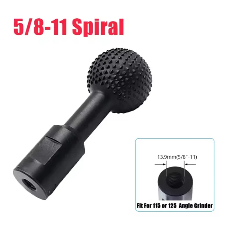 

A96I-Handmade Woodworking Spherical Spindles For Ball Angle Grinder Wooden Groove Carving Tool Angle Grinder Cutting
