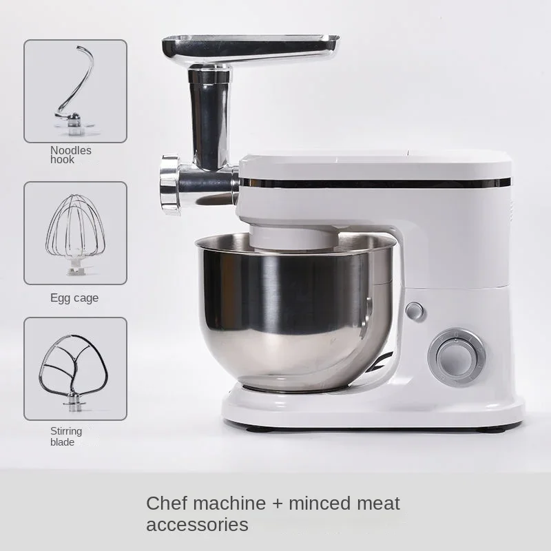 Multifunctional Chef Machine Small Household Kneading Machine Mixer Grinding Meat3-in-1خلاط كهربائي محمل food processor blender