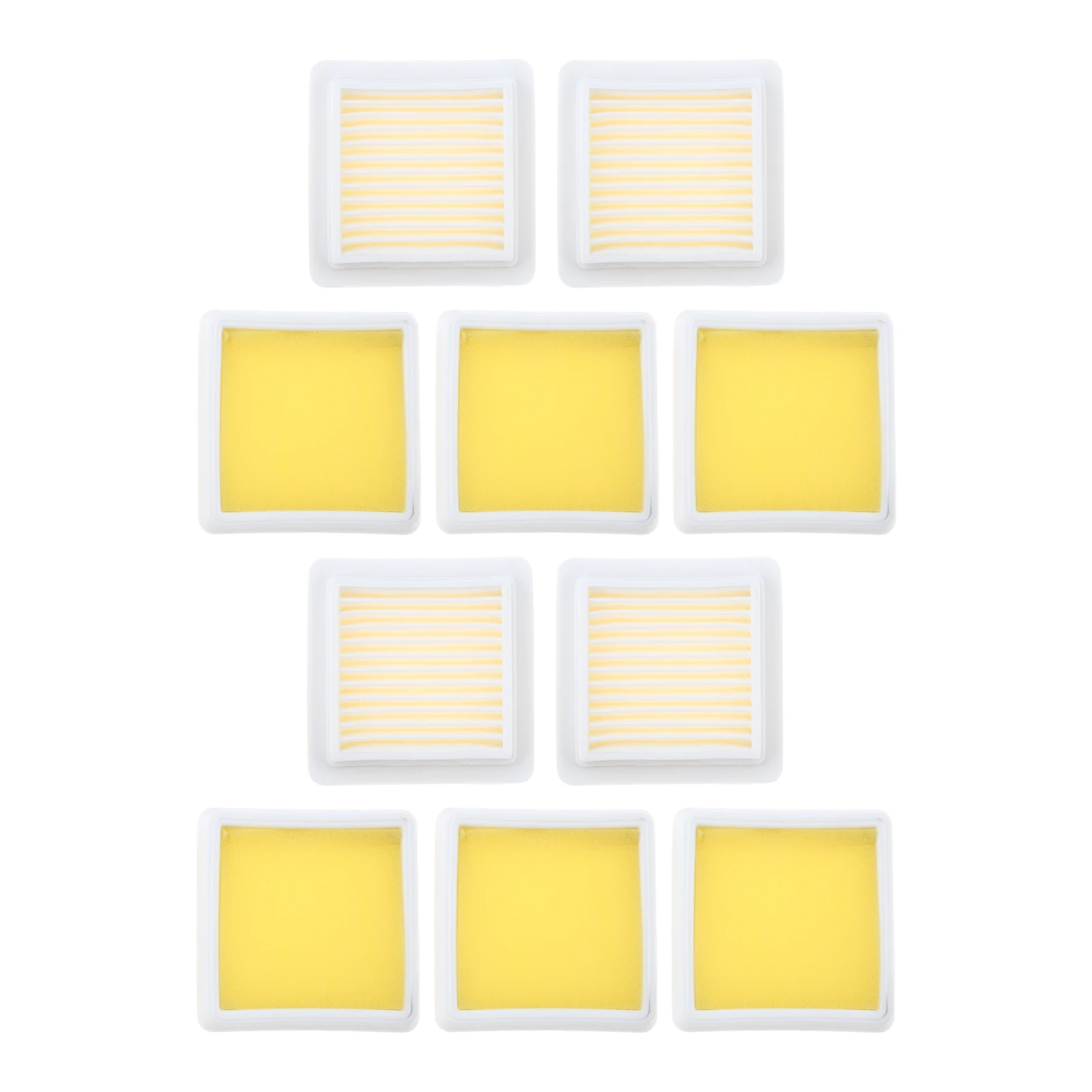 10Pcs A226002030 Air Filter with 10pcs A226002040 Pre Filter Fit for Echo SRM-2620 SRM-3020 Trimmer String Lawn Mower Filters