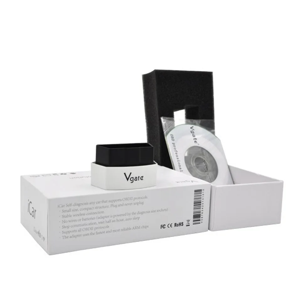 ELM327 Vgate Icar3 Bluetooth/WIFI OBD2 ELM327 iCar 3 Bluetooth OBD2 OBD Diagnostic Interface For Andriod/WIFI