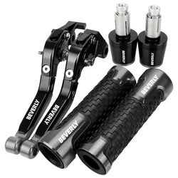 Motorcycle Accessories Handgrips Extendable Brake Clutch Levers Handlebar Grips Handle Ends For BEVERLY 300 2011 -2016 2017 2018
