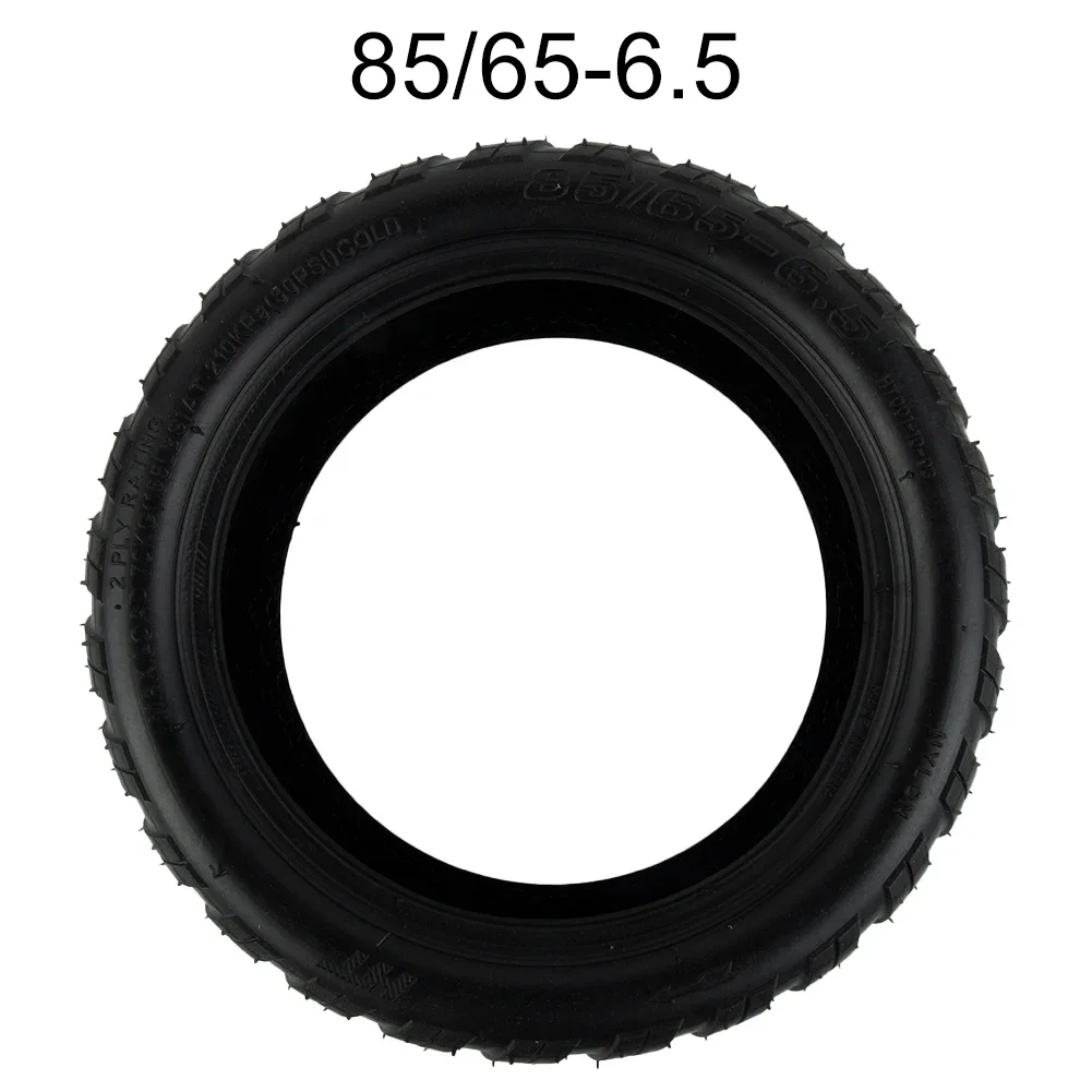 

85/65-6.5 Tubeless Tire Off-road Rubber Material Thicker Tires Tubeless Tyre Wearproof Accessories Black Color