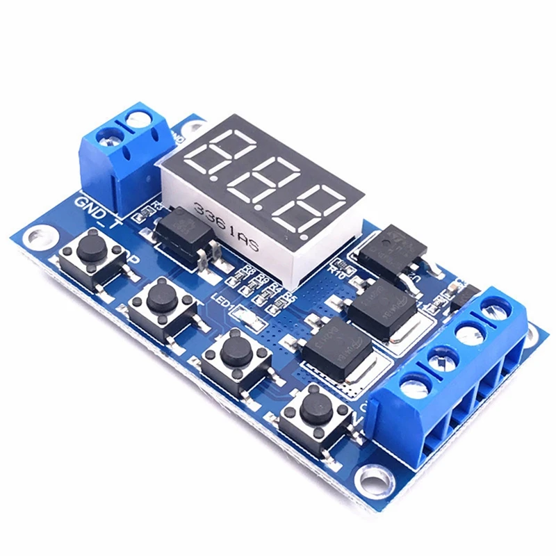 Trigger Cyclus Timing Vertraging Schakelaar Circuit Module Pcb Module 12 24V Printplaat Module