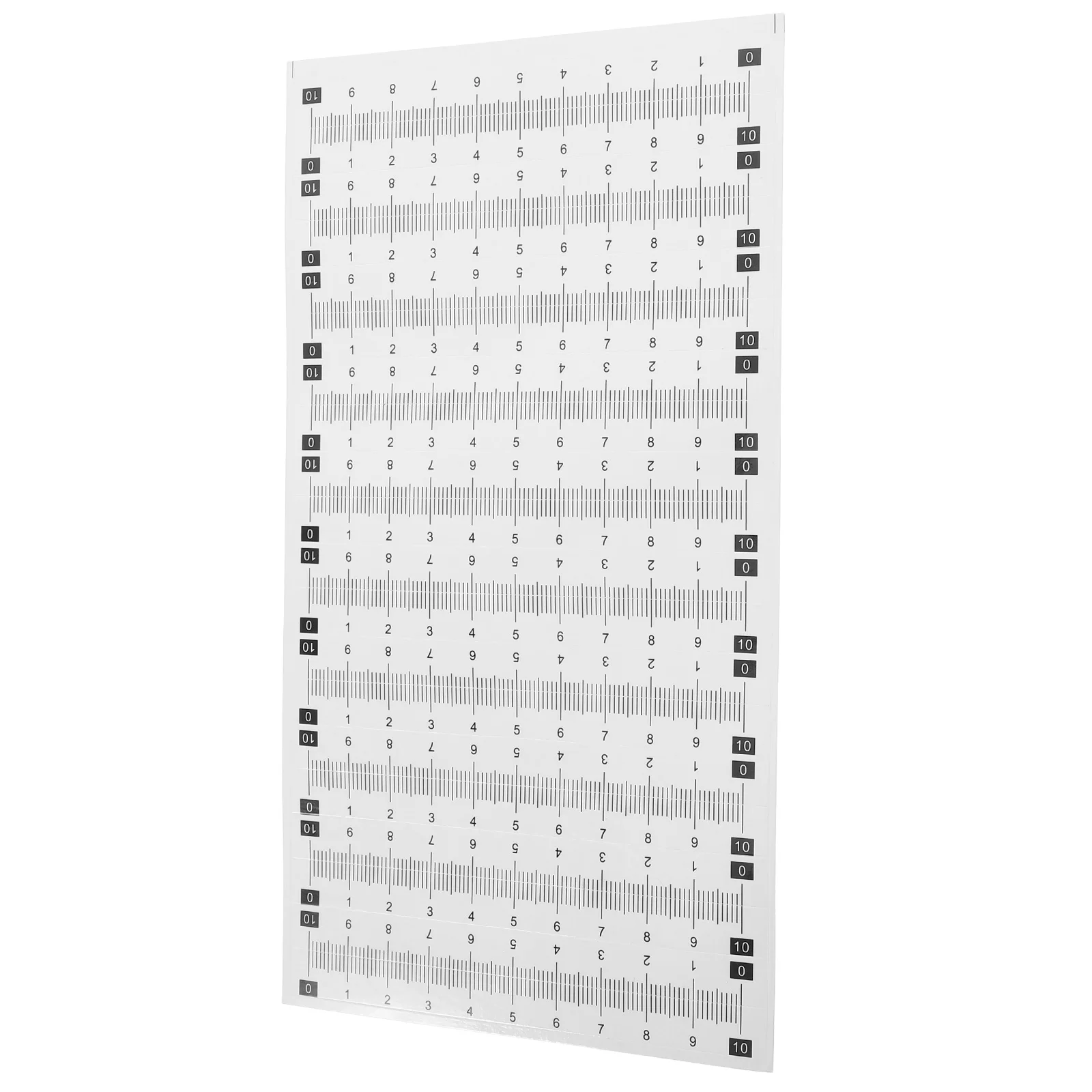 

High Adhesion Self Adhesive Measuring Tape Sticker Waterproof Peel And Stick Ruler For Woodworking Metalworking