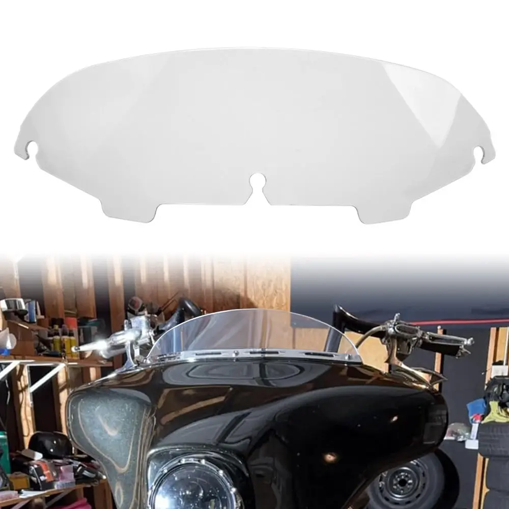 

Motorcycle New Easy Installation Pvc Plastic Windshield Fit For Harley Electra Street Glide Touring Bike 1996-2013 4.5inch Clear