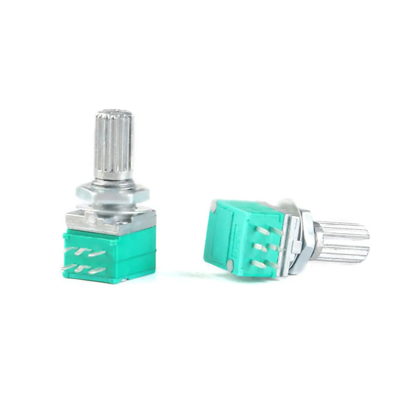 10pcs RK097G Double way potentiometer B5K/10K/20K/50K/100K/500K Sealed 6 feet