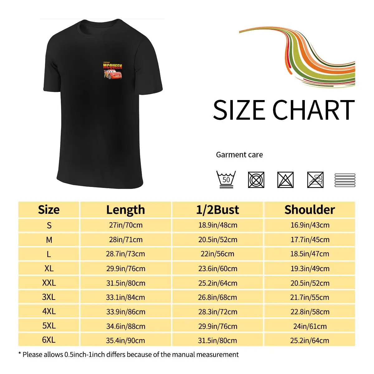 Lightning Mcqueen and Sally T Shirt For Couples Mcqueen Sally T-shirts Double-sided Print Tee For Men Women image 3