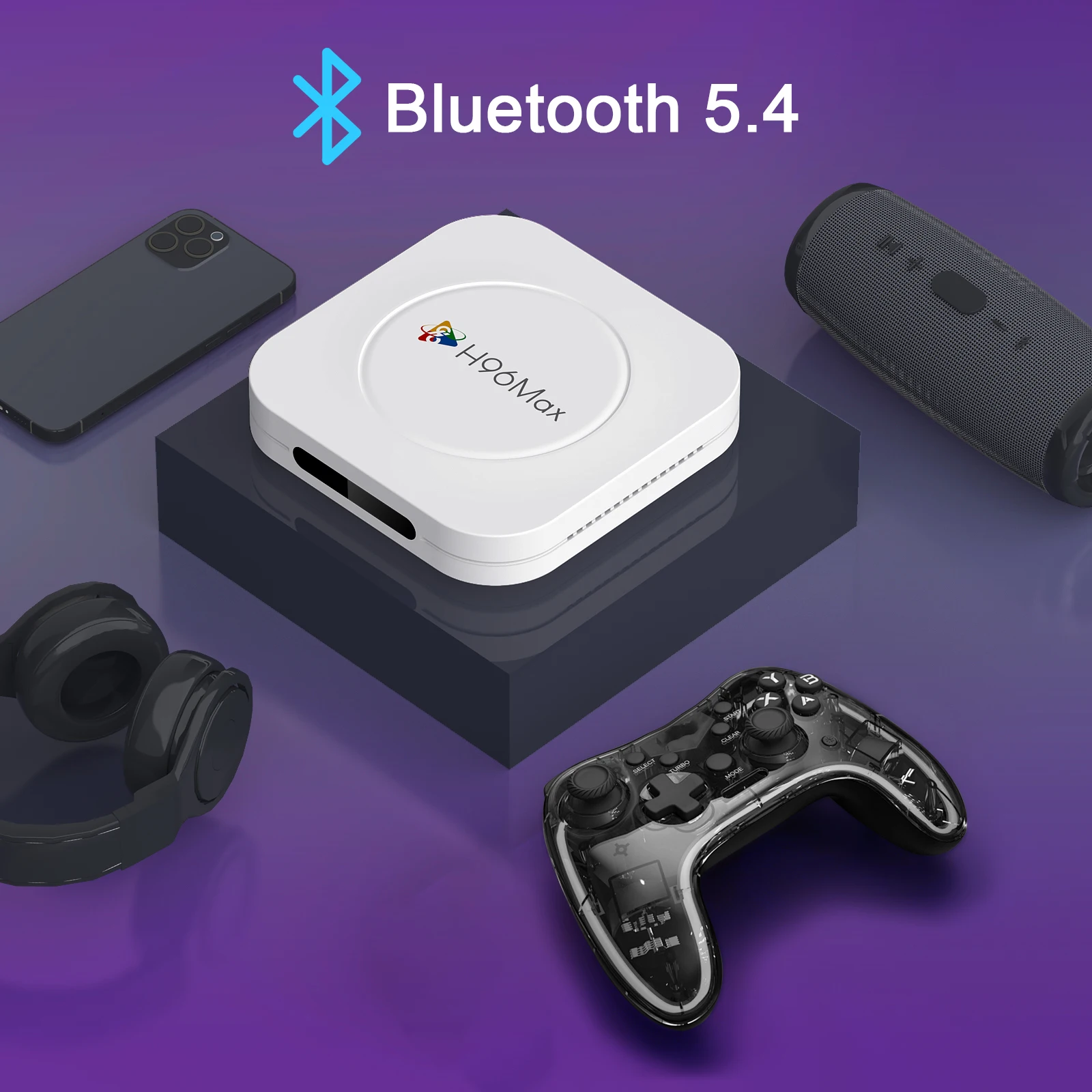 Новый H96 MAX M1 PLUS RK3528 Smart TV Box Android 14 Smart TV Box 4 ГБ 128 ГБ Wi-Fi6 BT5.4 8K HD Google Voice Assistant Медиаплеер