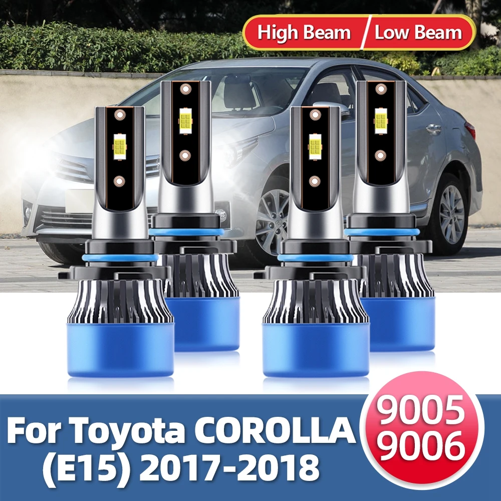 

LSlight 6500K 15000LM Turbo Led Luces 12V 110W Car Headlight Bulb Super Bright Lamp Light For Toyota Corolla E15 Year 2017 2018