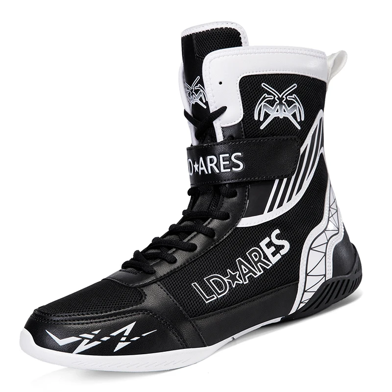 

Professional Men Wrestling Shoes High Top Breathable Boxing Training Sports Shoes