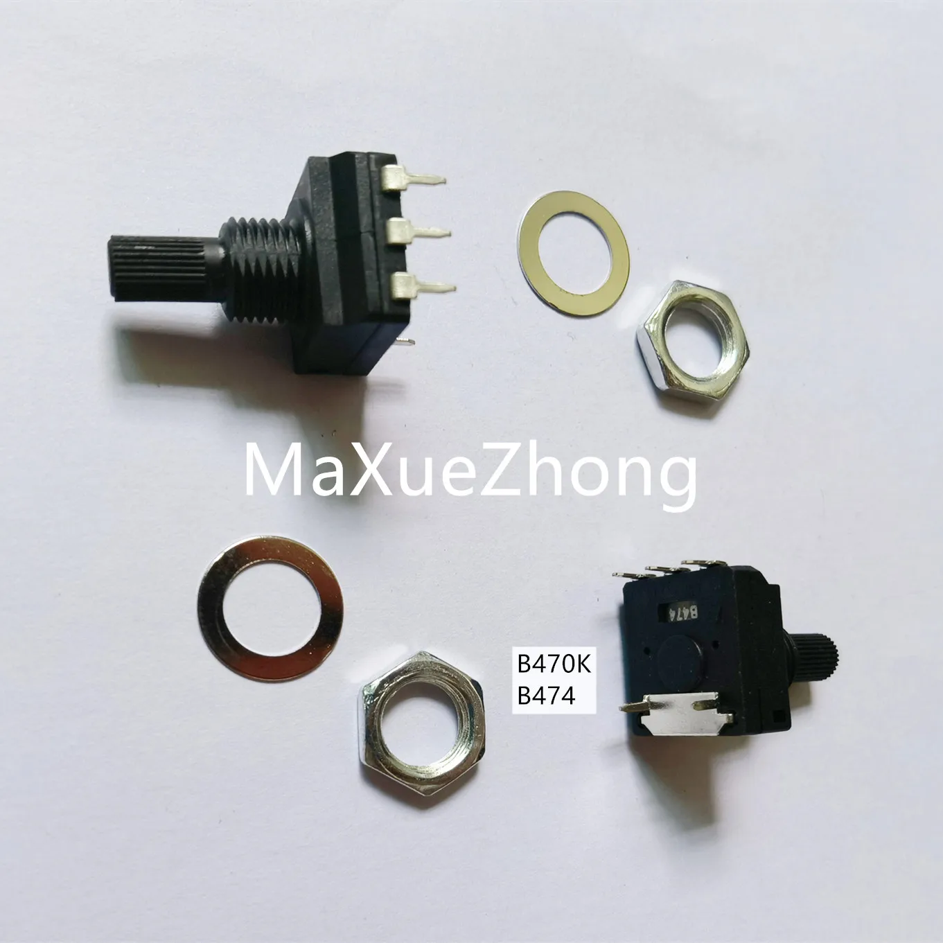Original new 100% welder accessories potentiometer 1K B102 10K B103 100K B104 470K B474 5.6K 22K 4.7K 47K PC16V-M1 5pin SWITCH