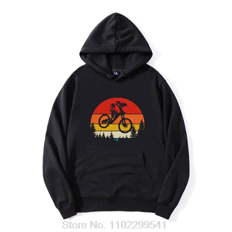 

Men Clothing Mountain Bike Cycle Male Oversized Hoodie Vintage Downhill Mount MTB Pullover Hoody Fashion Print Sweatshirt