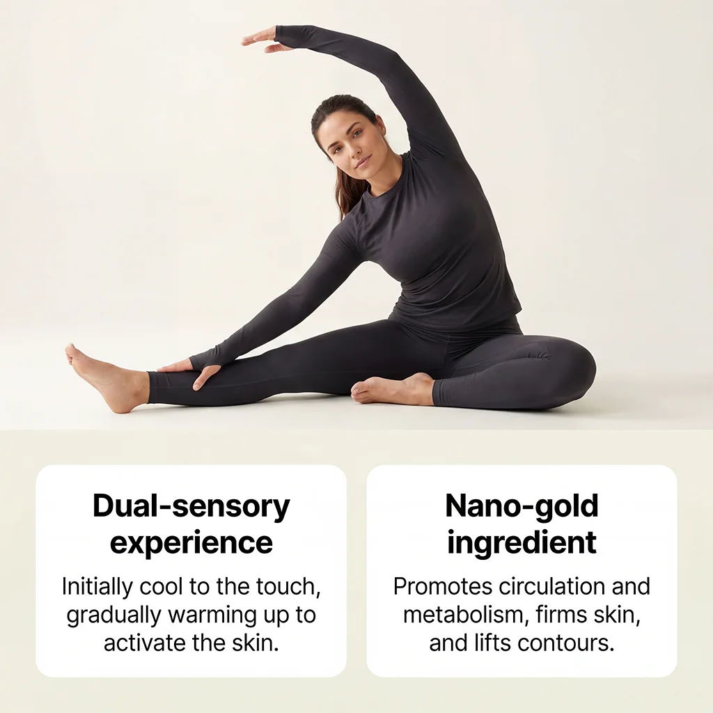 Gold Firming Body Massage Gel Improve Flabby Skin Promote Metabolism Anti-Cellulite Shaping Slim Care Slimming Lifting Body Gel