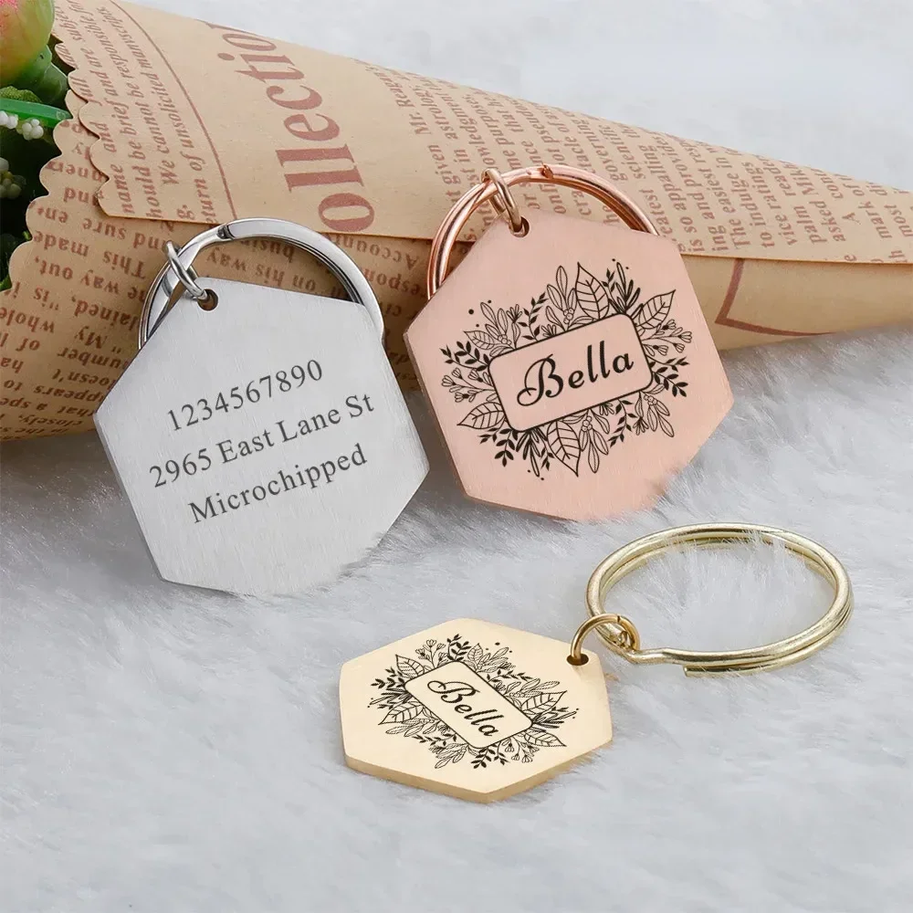 

Anti-lost Pet ID Tags Personalized ID Tag Pet Collar Accessories Dogs Name Tags Pendant Customized Free Engraved Puppy Collar