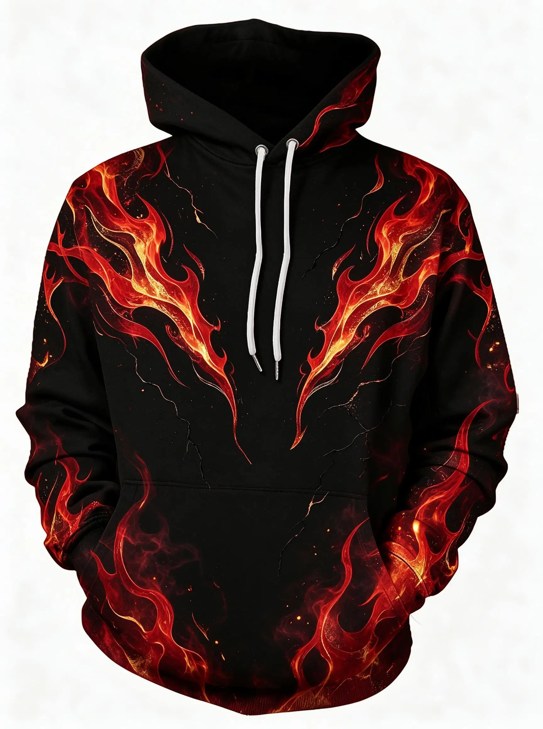 2026 Men's Hoodie Thin Autumn Winter Trend Aurora Cosmic Vortex Art Print Long Sleeve Male Casual Sweatshirt Tops Clothes