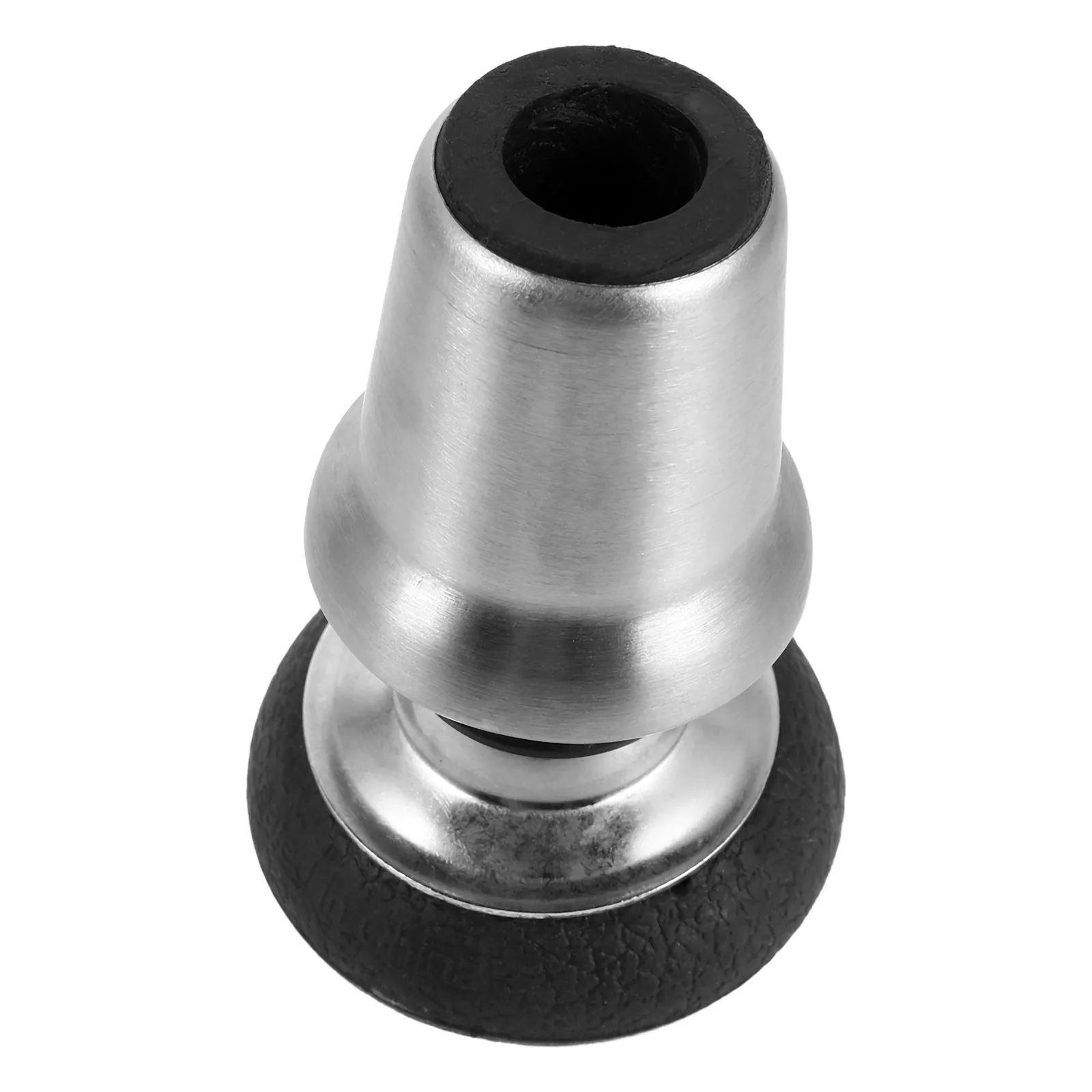 

360 Degree Rotating Crutch Tip Articulating Jointed Axillary Crutch Foot Cap Universal Fit Stainless Steel Rubber Anti Slip