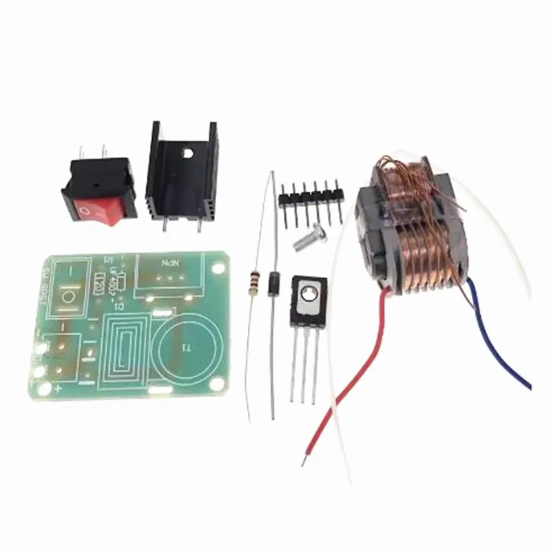 15KV High Frequency Transformer DC High Voltage Arc Ignition Generator Inverter Boost Coil Module Step Up Power Module DIY Kit