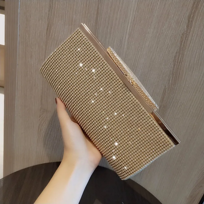 

Evening Clutch Bags Diamond-Studded Evening Bag With Chain Shoulder Bag Women's Handbags Wallets Evening Bag For Wedding