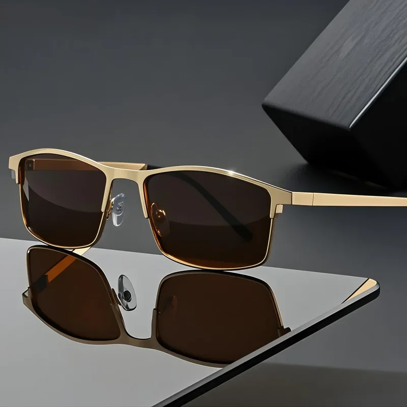 New Men's Day Night Polarized Night Vision Sunglasses for Unisex Driving Outdoor Sunscreen Sun Glasses UV400 Eyewear