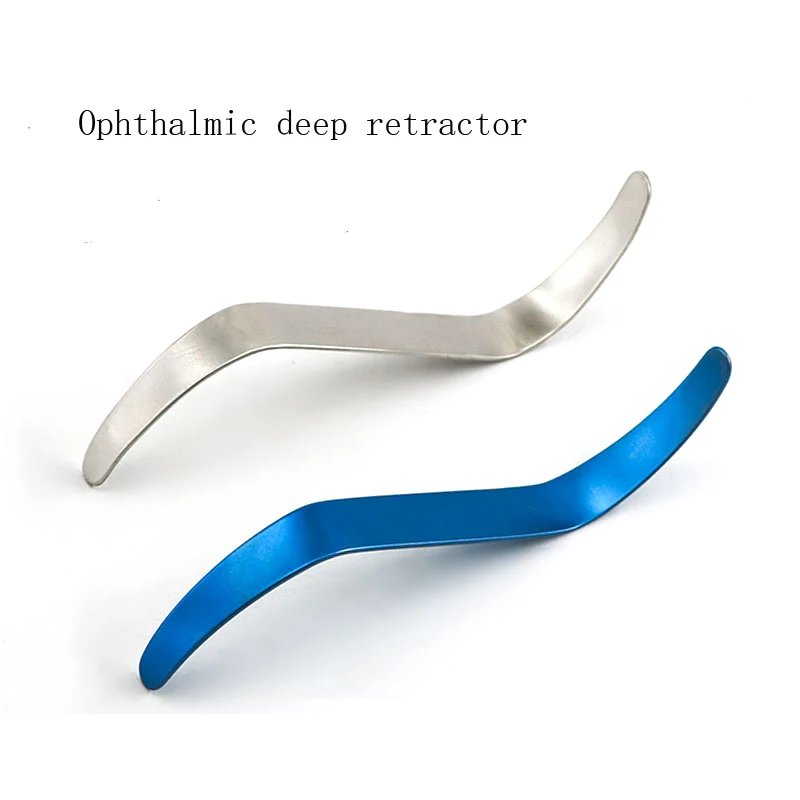 Oogheelkundige Micro-Instrumenten Oog Diepe Retractor Roestvrijstalen Dubbelkop Retractor S-Vormige Boog Schoonheid