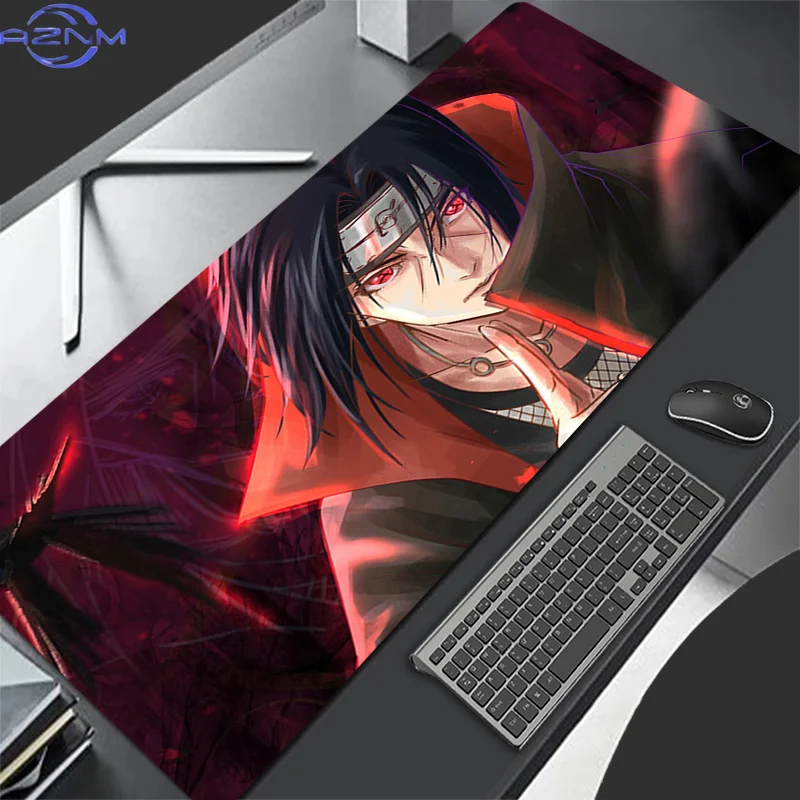 Mouse Pad Naruto Itachi Uchiha Computer Speed Type Varpet Mat For E-sports Players Laptop Keyboard Pad Mousepad Office Desk Mat
