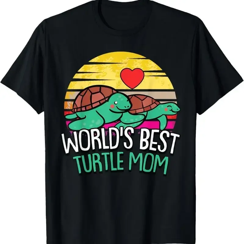 Turtle Mom Mothers Day Reptile Pet Animal Mommy Mama Momma T Shirt