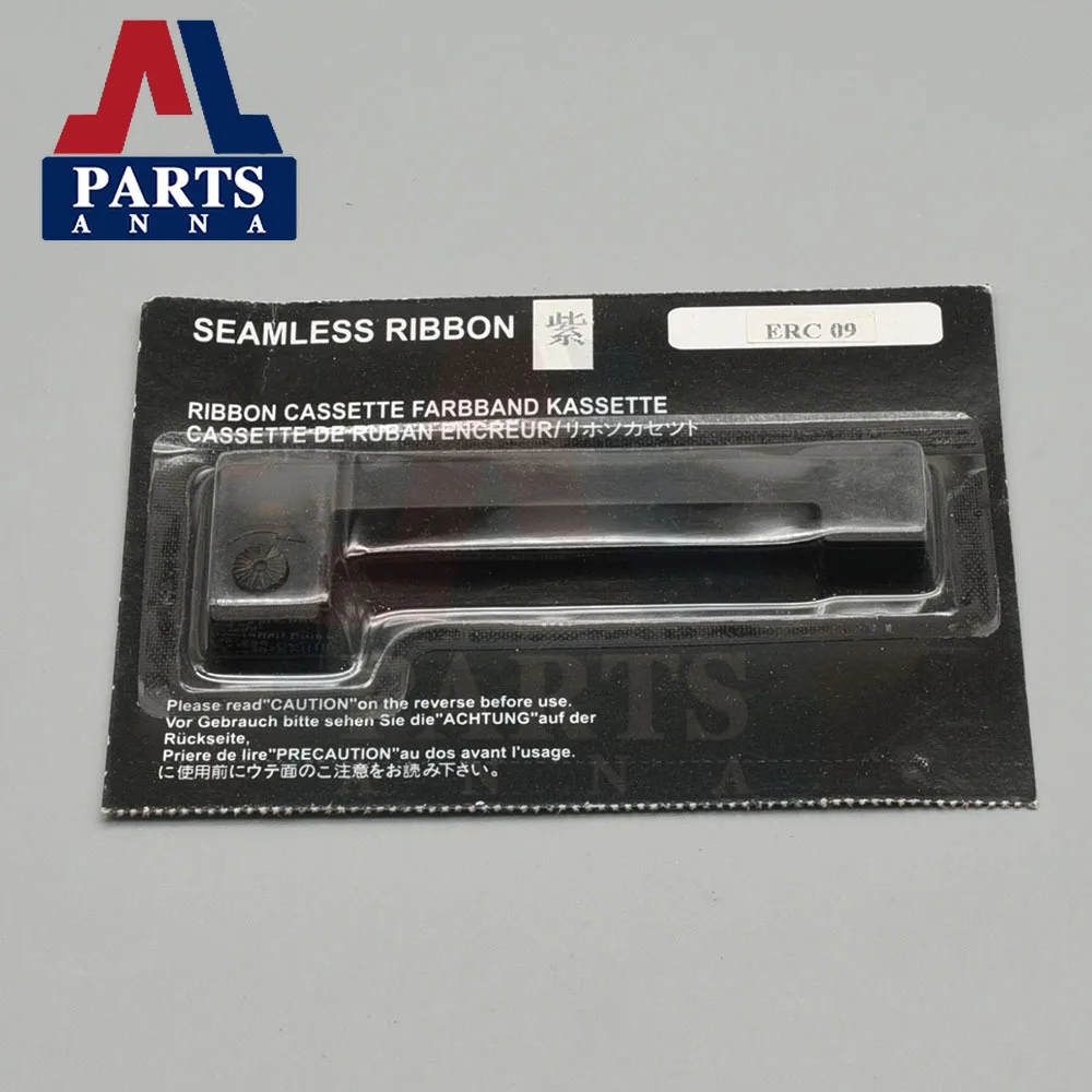 10PCS ERC09 ERC-09 Black Purple Seamless Ribbon  Suitable For  Epson M160 M180 M190 M191G M163 M164 M181 M182