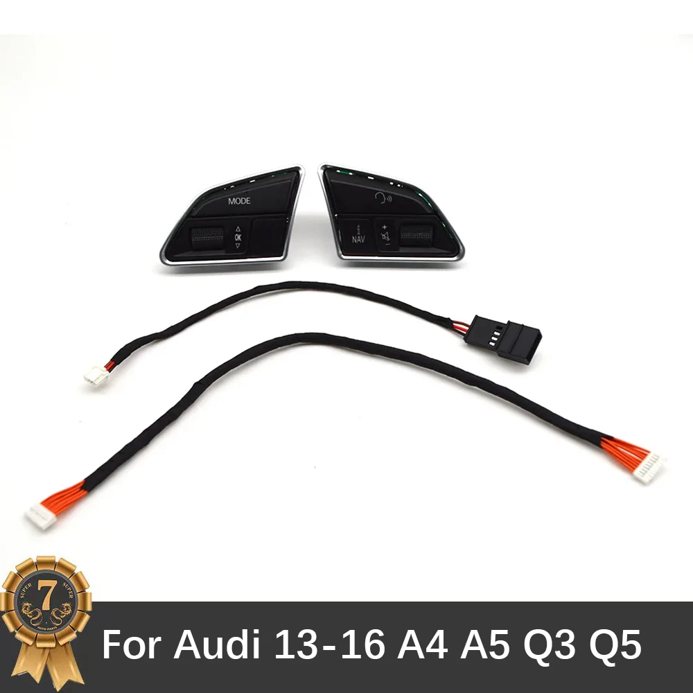 

Для Audi 13-16 A4 A5 Q3 Q5 рулевое колесо, кнопка, чехол, аксессуары в сборе