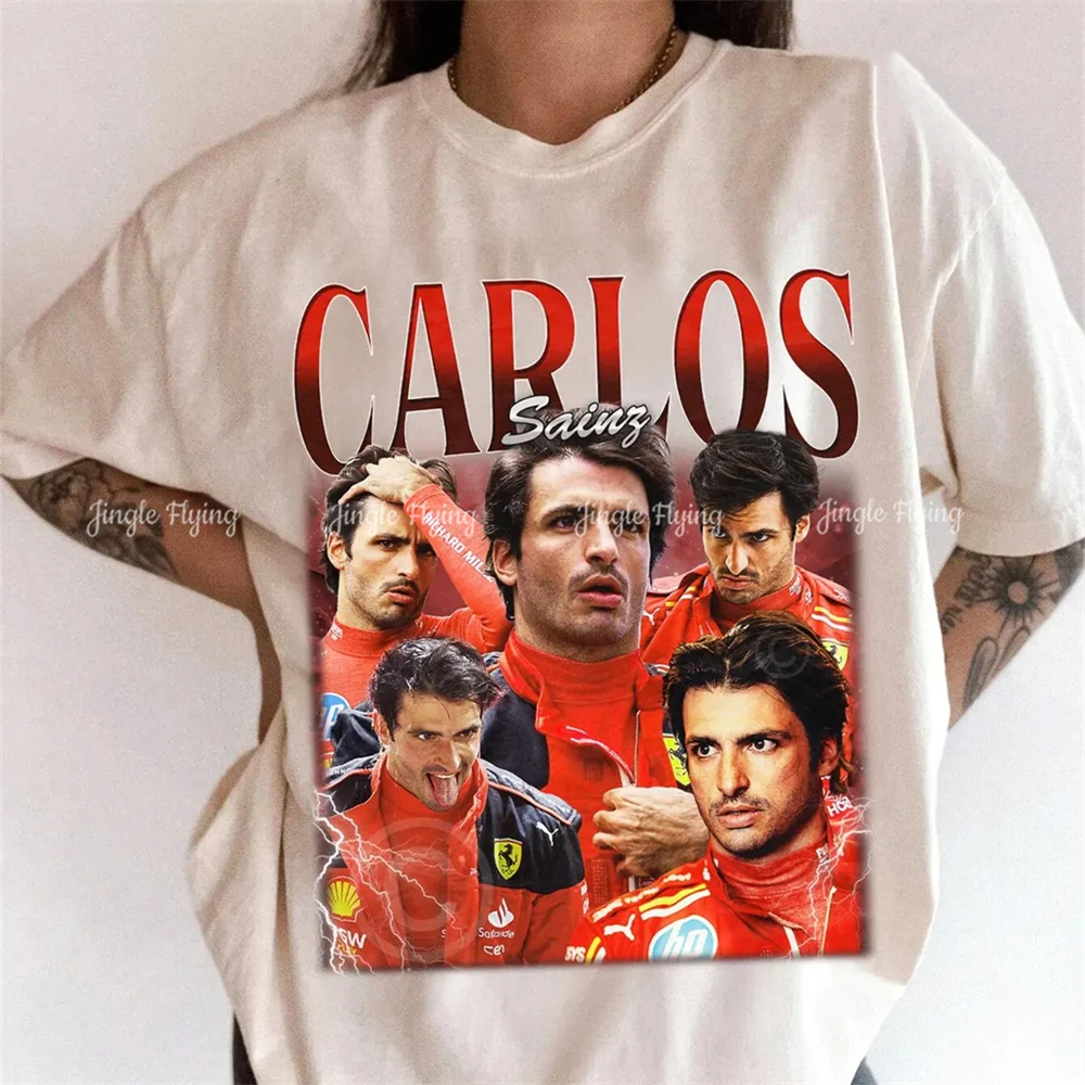 Carlos Sainz Vintage Unisex T-Shirt Gift For Woman And Man